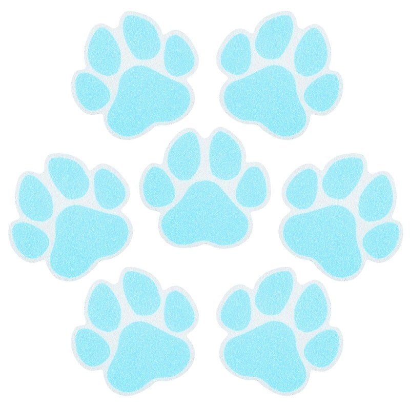 Secopad Non-Slip Bathtub Stickers, 20 Large PCS Safety Bathroom Tubs Showers Treads Adhesive Decals with Premium Scraper (Blue) - Image 1